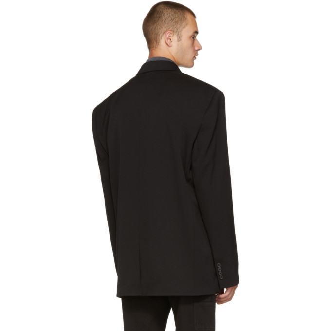 Y/Project Black Double Paneled Blazer Y/Project