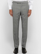 TOM FORD - O'Connor Slim-Fit Prince of Wales Checked Wool Suit Trousers - Gray