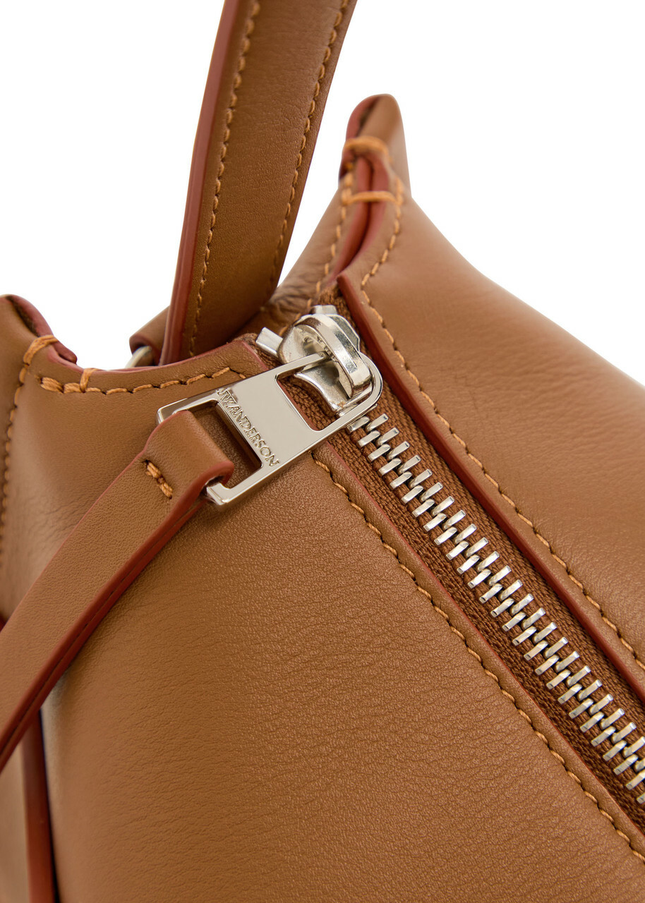 JW Anderson Loafer Leather Shoulder bag - Tan - One Size