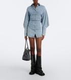 The Attico Denim minidress