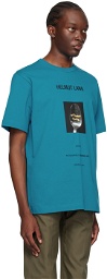 Helmut Lang Blue Photo T-Shirt