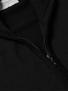 John Smedley - Tapton Slim-Fit Merino Wool Half-Zip Sweater - Black