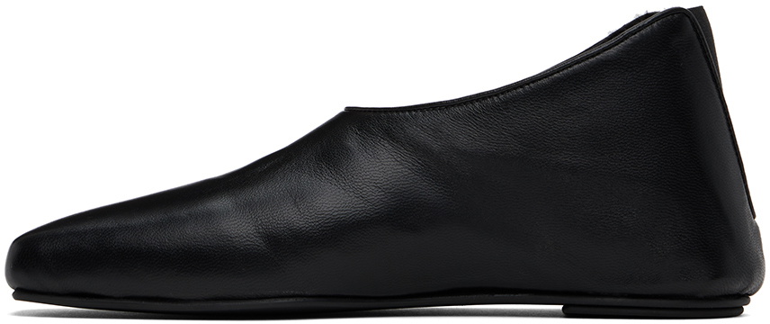 Loulou Studio Black Rachel Slip-on Loafers