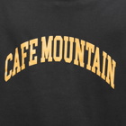 Café Mountain Men's College Logo T-Shirt in Black