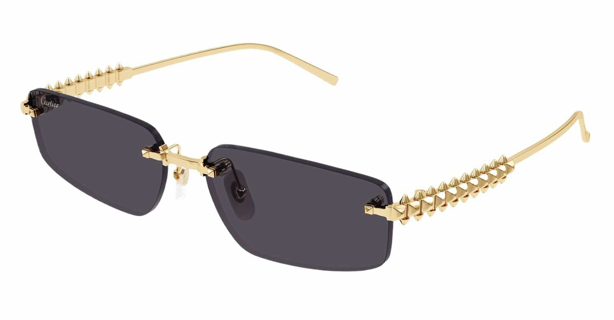 Cartier Eyewear Clash De Cartier Ct0544s-002 - Gold Sunglasses