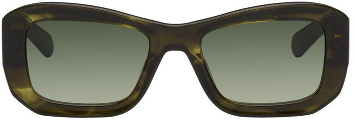 Photo: FLATLIST EYEWEAR Green Norma Sunglasses