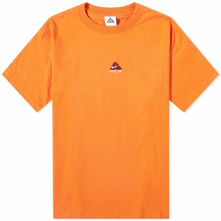 Photo: Nike Men's Acg Lungs T-Shirt in Campfire Orange