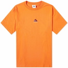 Nike Men's Acg Lungs T-Shirt in Campfire Orange