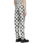 Palomo Spain Black and White Check Trousers