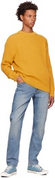 Nudie Jeans Yellow Frank Sweater