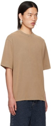 Acne Studios Brown Garment-Dyed T-Shirt