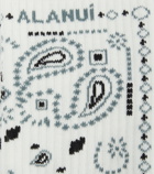 Alanui - Bandana cotton-blend socks