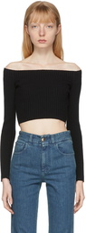 Chloé Black Rib Knit Sweater