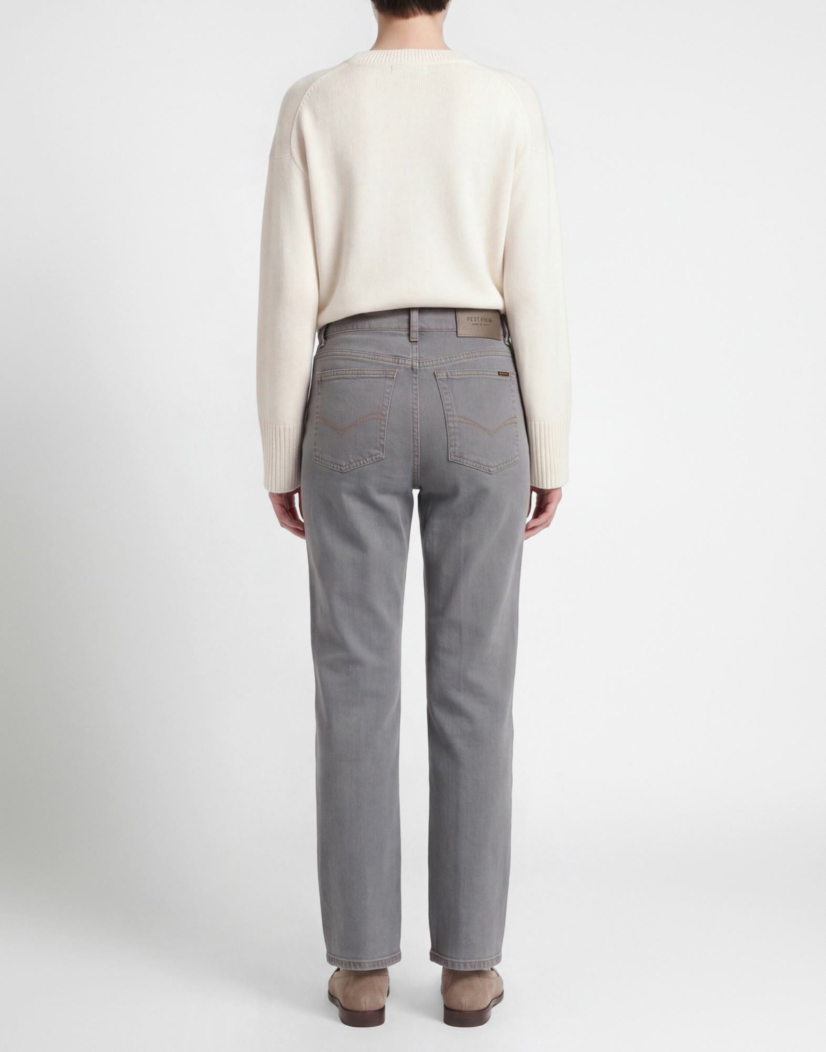 Peserico Womens Jeans in Grey