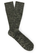 NN07 - Ribbed Cotton-Blend Socks