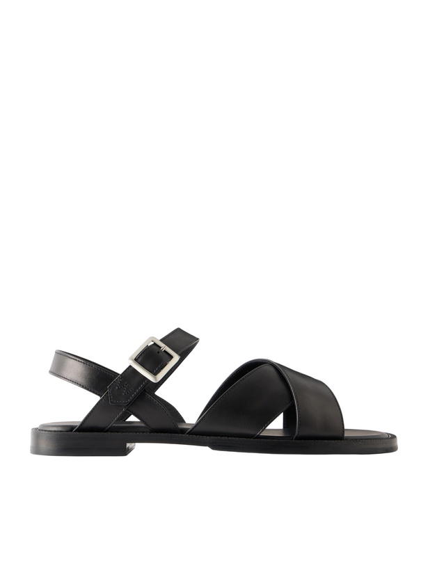 Photo: J.M. Weston - Leather Sandals - Black