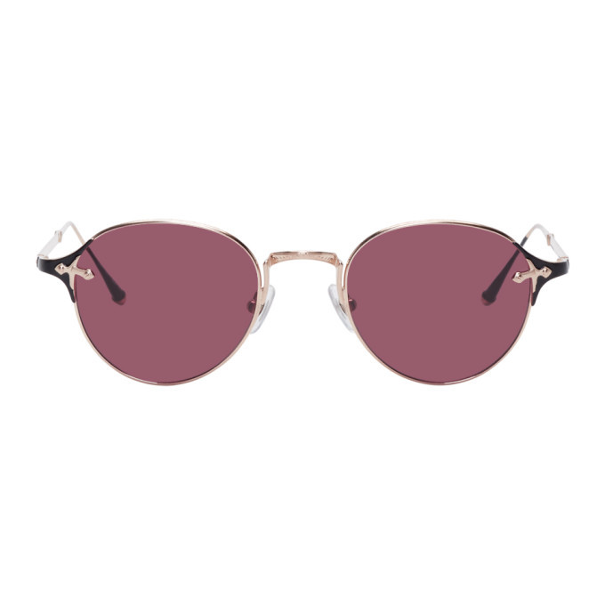 MATSUDA 2859H サングラス Matsuda Men's 2859H 2859/H Fashion Round Sunglasses