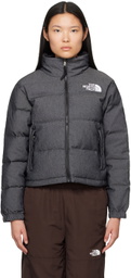 The North Face Black '92 Nuptse Reversible Denim Down Jacket