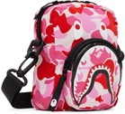 BAPE Pink ABC Camo Shark Mini Bag