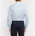 Canali - Blue Slim-Fit Cotton-Twill Shirt - Men - Blue