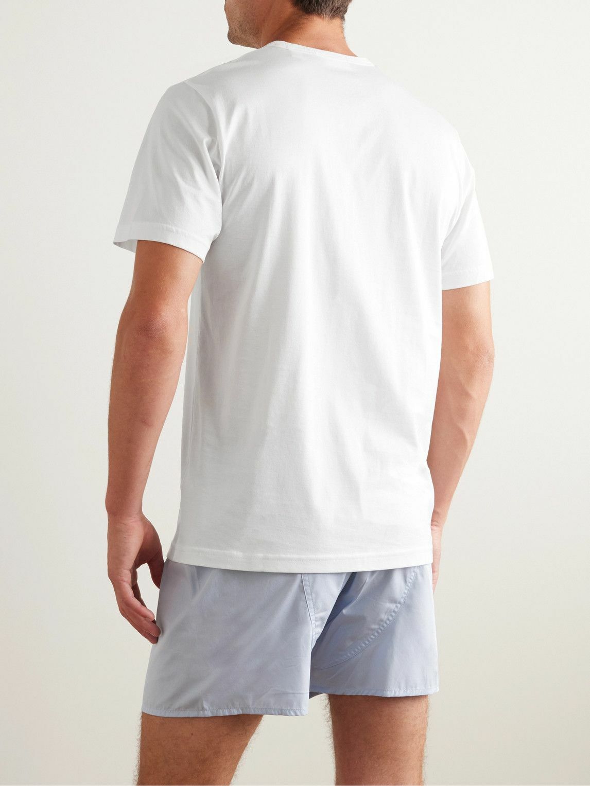Håndværk - Pima Cotton-Jersey T-Shirt - White