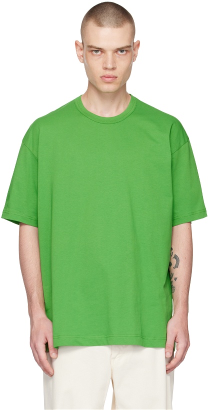 Photo: Comme des Garçons Shirt Green Crewneck T-Shirt