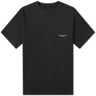 Wooyoungmi Men's Box Logo T-Shirt in Black
