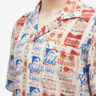 Rhude Men's Voyage Silk Vacation Shirt in Multi