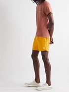 OUTERKNOWN - Nomadic Volley Logo-Print Recycled Twill Drawstring Shorts - Yellow