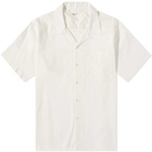 Universal Works Men's Linen Camp Shirt in White