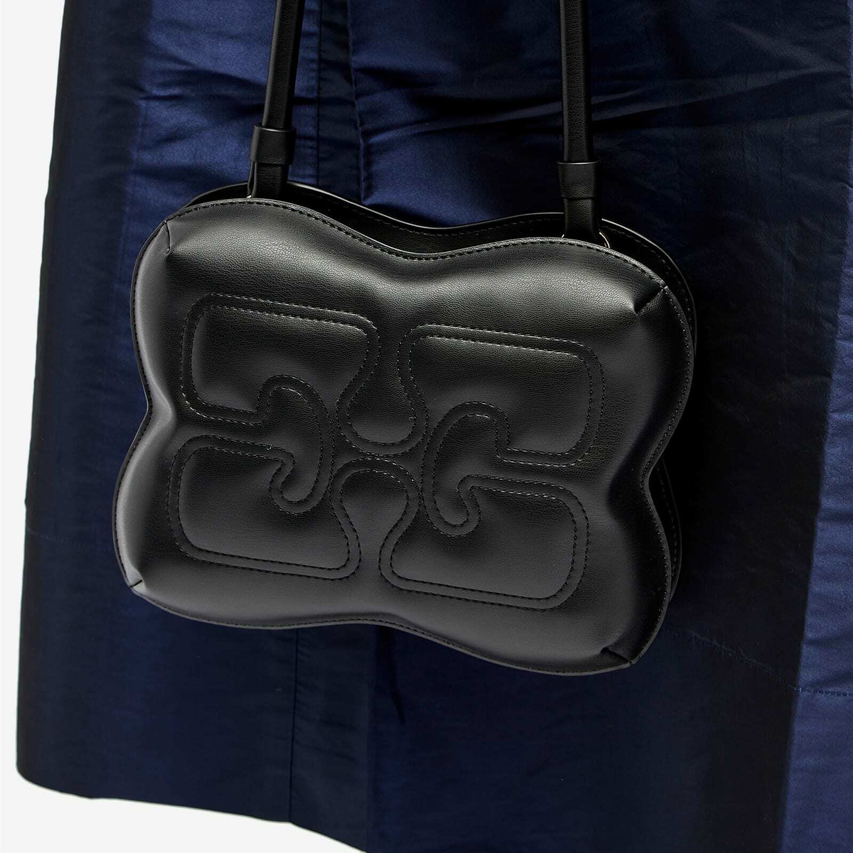 GANNI Women's Butterfly Top Handle in Black GANNI