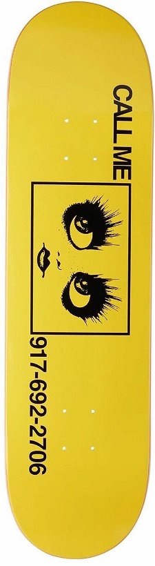 Photo: Call me 917 Yellow Eyes Skateboard Deck
