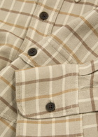 Paige Everett Checked Cotton-blend Shirt Cream