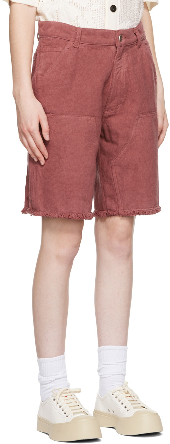 Sky High Farm Workwear Pink Denim Shorts