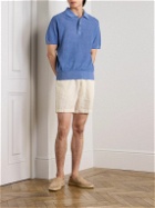 Altea - Samuel Straight-Leg Linen Drawstring Shorts - Neutrals