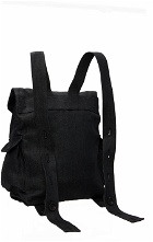 Jan-Jan Van Essche Black O-Project Denim Backpack