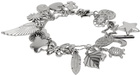 Marland Backus SSENSE Exclusive Silver Chrome Charm Bracelet