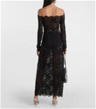 Rabanne Floral lace maxi dress