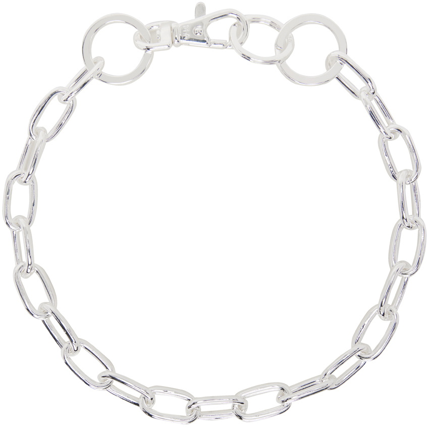 Martine Ali SSENSE Exclusive Silver Gunnar 2.0 Necklace