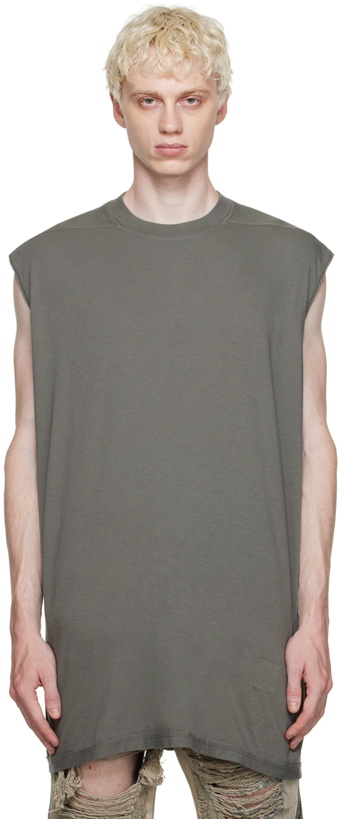 Photo: Rick Owens DRKSHDW Gray Tarp T-Shirt