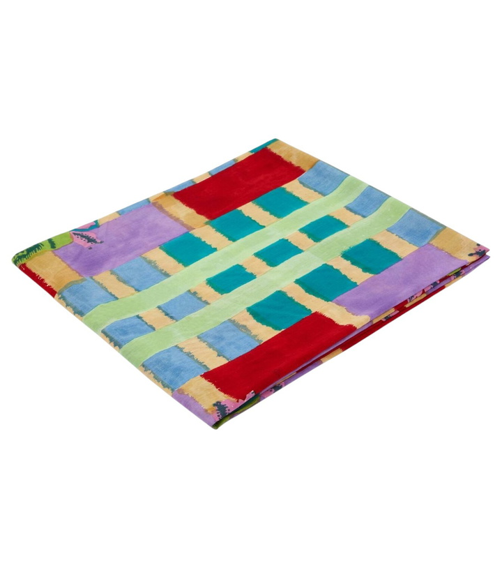 Photo: Lisa Corti Ankara Aqua muslin beach towel