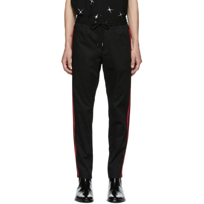 Photo: Dolce and Gabbana Black Striped Trousers