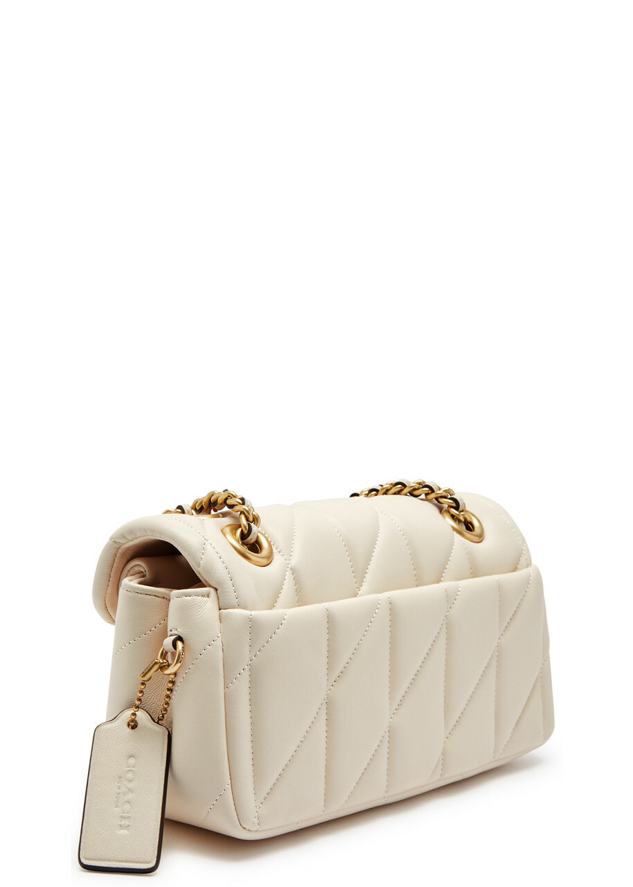COACH One Shoulder Bag Ivory Handbag Leather COACH Designer Soft 