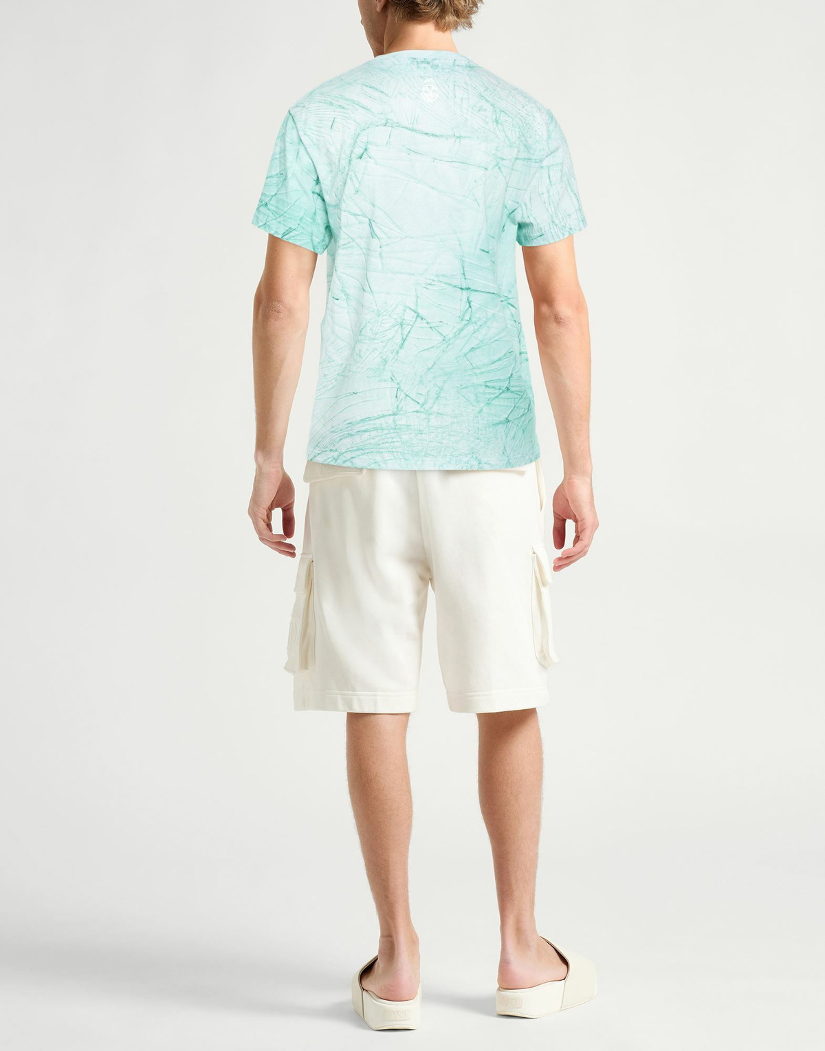 Mcqueen Mens T-shirt Turquoise