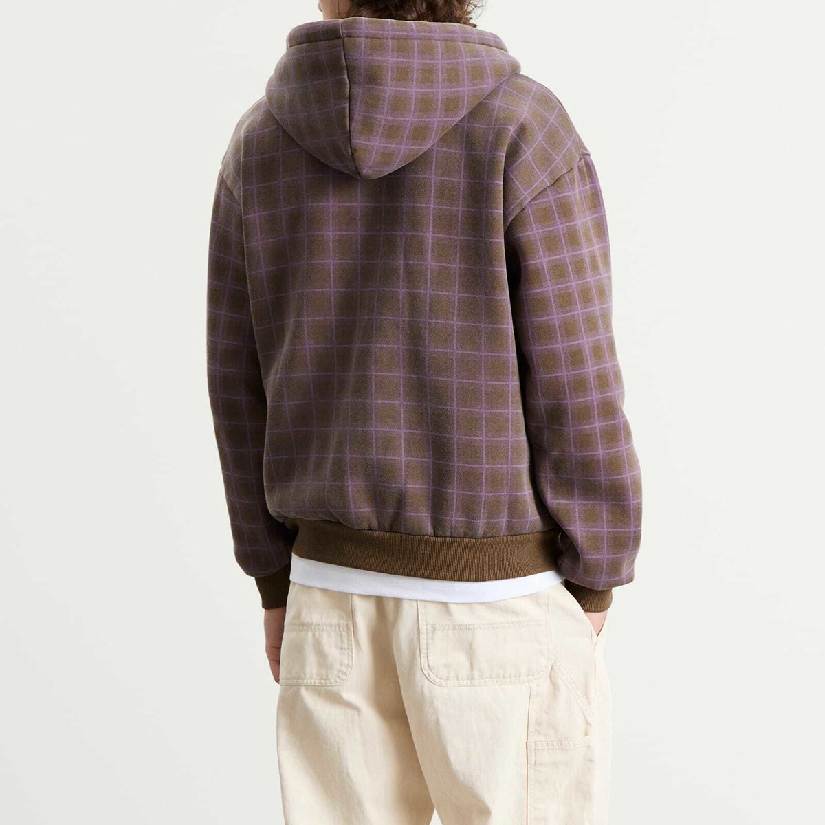 Butter Goods Men's Eruption Zip Hoodie in Plaid