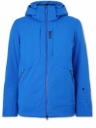 Colmar - Logo-Print Twill Hooded Down Ski Jacket - Blue