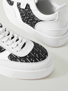 Christian Louboutin - Happyrui Rubber-Trimmed Mesh and Leather Sneakers - White