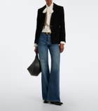 Veronica Beard Healy suede blazer