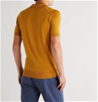 John Smedley - Payton Slim-Fit Wool Polo Shirt - Yellow