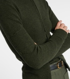 Victoria Beckham Wool-blend zip-up sweater